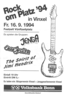 Plakat von Rock om Platz '94